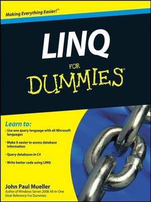 cover image of LINQ For Dummies&#174;